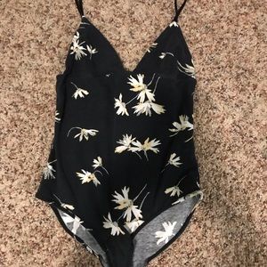 URBAN OUTFITTERS FLORAL ONESIE